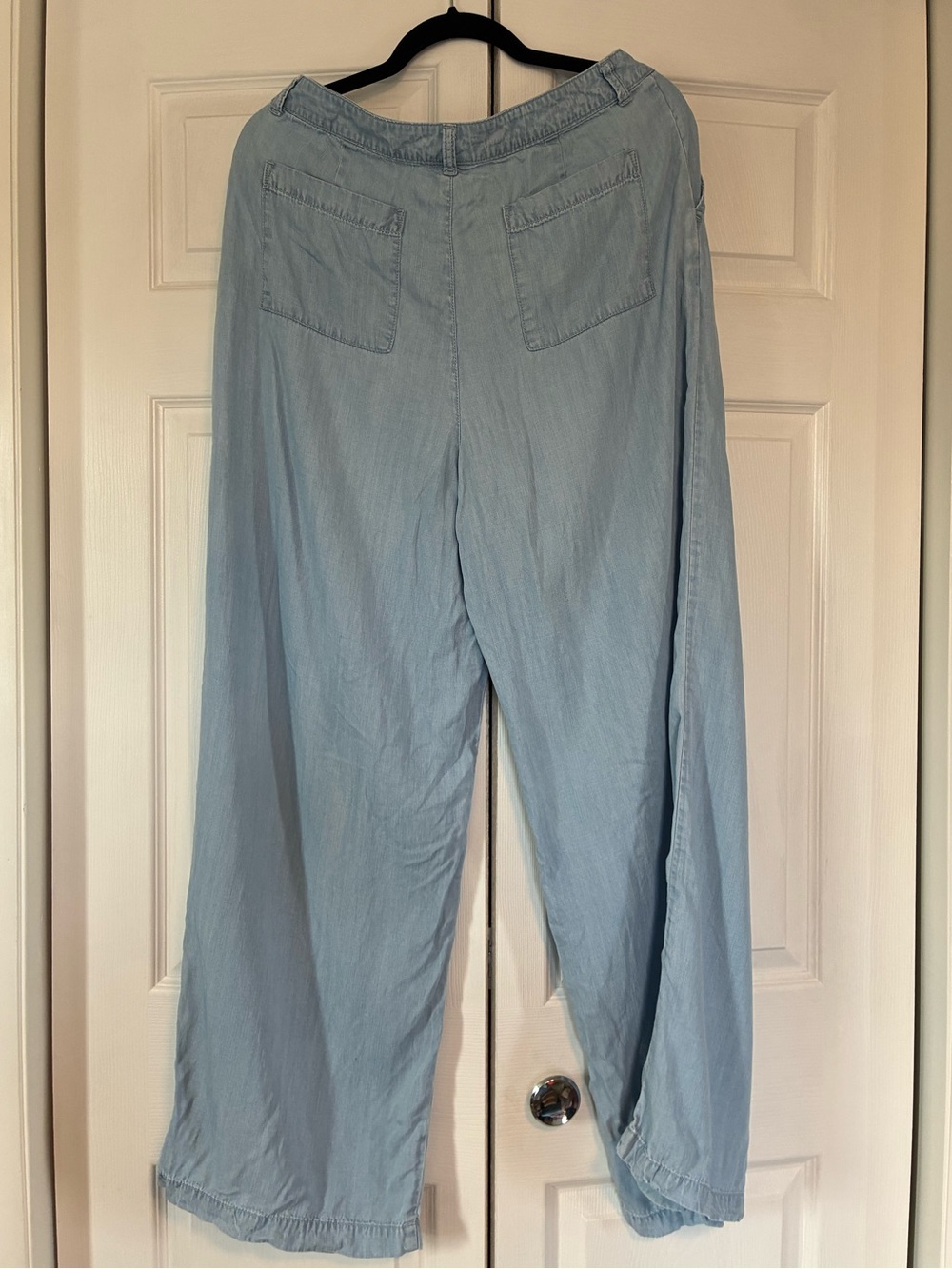 Blue Beachy Wide Leg Pants Baggy - Picture 6 of 11